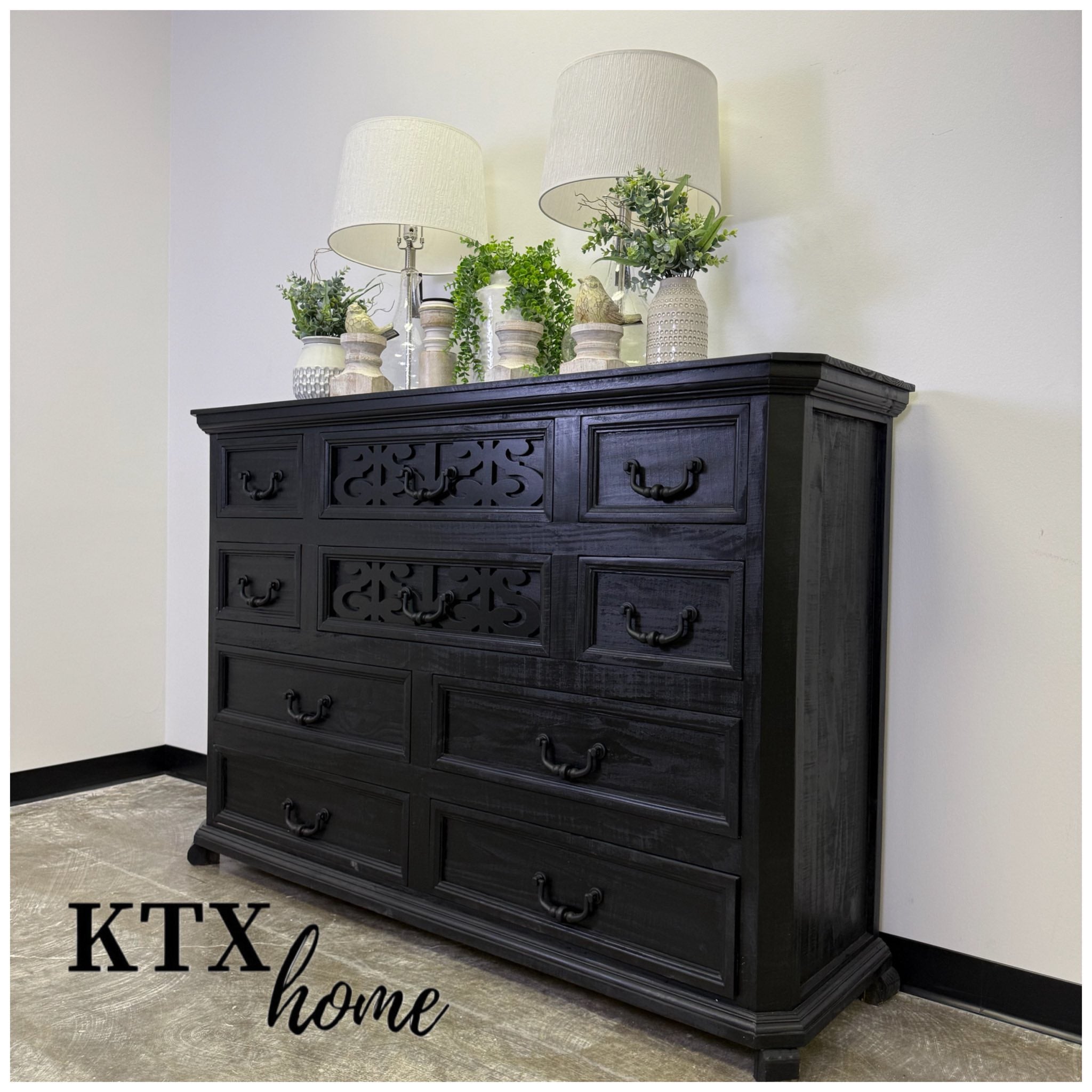 10 drawer black dresser Hasuit