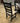 4816 - set 6 ladder back chair black