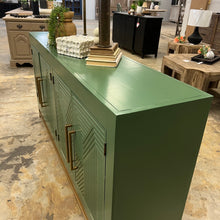 Load image into Gallery viewer, 4883 - 4 door mod console metal base green/gold
