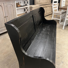 Load image into Gallery viewer, 4787 - black sliding door bench
