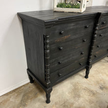 Load image into Gallery viewer, 4835 - 8 drawer dresser black
