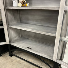 Load image into Gallery viewer, 4904 -  two door arched cabinet gray
