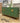5012 - green four door console gold metal base & square pulls