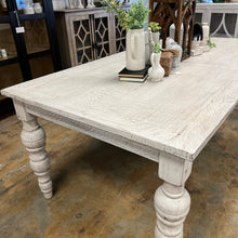 Load image into Gallery viewer, 4880 - 7&#39; ball leg dining table white wheat
