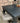 4944 - 7' black turned leg table
