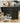 4924 - four door three drawer accent console black
