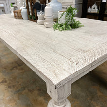 Load image into Gallery viewer, 4880 - 7&#39; ball leg dining table white wheat
