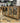 4926 - stained 4 glass door console