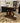 4934  - harp sofa table walnut