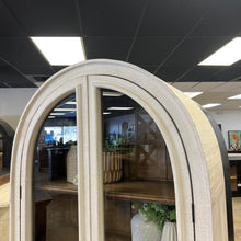 Load image into Gallery viewer, 4946 - arched top vitrine with dwrs white wheat
