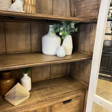 Load image into Gallery viewer, 4946 - arched top vitrine with dwrs white wheat
