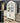 4947 - arched top vitrine solid white