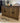 4995 - four solid door skinny console tobacco