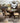 5026 - set of 6 dark stain chairs