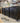 5098 - six solid door console black/honeywood top