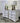 5228 - 3 drawer nightstand set white wheat - Charleston