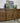 5285 - 4 door 4 drawer breakfront rum - Presley