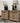 Lindsay - 3 drawer nightstand set - Miele - 5299