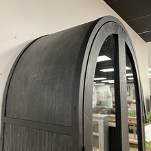 Load image into Gallery viewer, 4637 - arched top black cabinet
