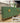 5012 - green four door console gold metal base & square pulls