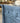 5101 - 3 door 3 drawer shallow console blue haze