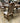 4930 - set of 2 upholstered chairs rum