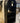 5071 - arched top black cabinet