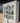 5007 - four door hutch iron hardware marble