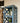 4979 - X bookshelf small distressed blue