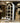 5057 - arched top glass panel cabinet white wht/capp