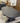 5243 - **AS-IS**  7' trestle table cannella - jade