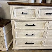 Load image into Gallery viewer, 4626 - nine drawer dresser white/pecan
