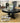 4972 - 72" round pedestal table black