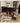 4934  - harp sofa table walnut