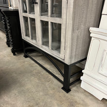 Load image into Gallery viewer, 4904 -  two door arched cabinet gray
