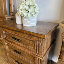Load image into Gallery viewer, 5048 - three drawer nightstand set honeywood
