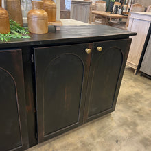 Load image into Gallery viewer, 4810 - 4 arched door console black
