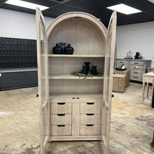 Load image into Gallery viewer, 4804 - arched top cabinet with dwrs dove
