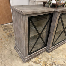 Load image into Gallery viewer, 4680 - three iron door console gray sand
