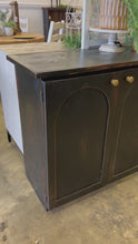 Load and play video in Gallery viewer, 4810 - 4 arched door console black
