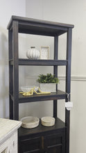 Load and play video in Gallery viewer, 4700 - skinny bookshelf dist black
